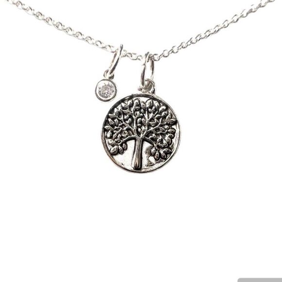 Silver Family Tree Necklace - Picture 2 of 5
